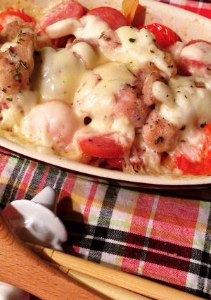 残り物で簡単マカロニチーズ焼き-レシピのメイン写真