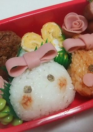 簡単♪ほっぺちゃんのキャラ弁-レシピのメイン写真
