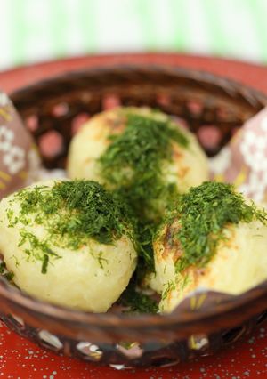 青海苔の風味香るじゃが団子-レシピのメイン写真