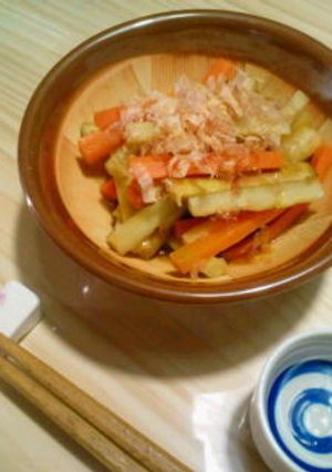 ゴボウと人参のお漬物(酢醤油味)-レシピのメイン写真