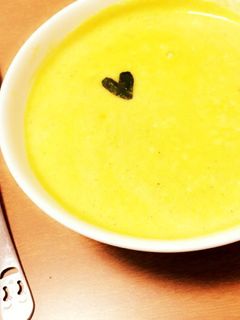 【鍋も火も使わない】かぼちゃスープ-レシピのメイン写真