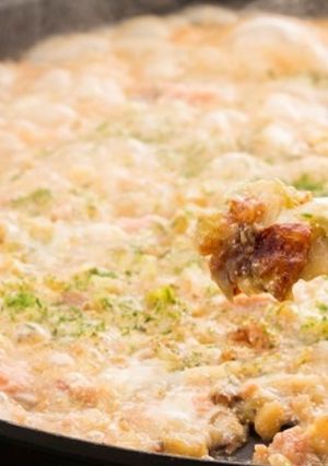 お好みソースで明太もちチーズもんじゃ焼き-レシピのメイン写真