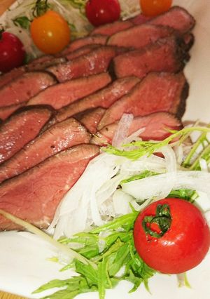 保温調理でローストビーフ-レシピのメイン写真