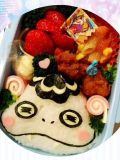園児キャラ弁 ツチノコパンダ 妖怪-レシピのメイン写真