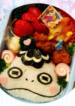 園児キャラ弁 ツチノコパンダ 妖怪-レシピのメイン写真