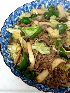 牛エリンギ炒め、味噌オイスターで★-レシピのメイン写真