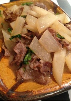 洋風おかず 大根と牛コマのコンソメバター-レシピのメイン写真