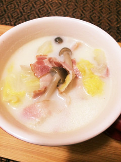 我が家の定番♡豆乳スープ-レシピのメイン写真
