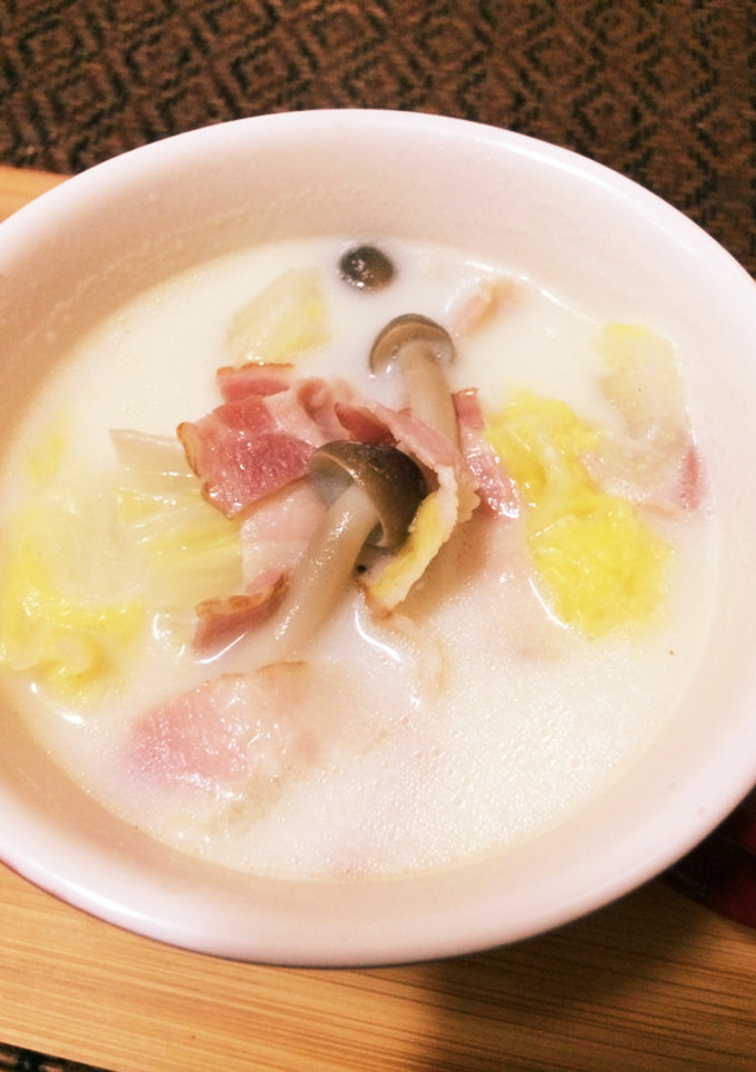 我が家の定番♡豆乳スープ-レシピのメイン写真