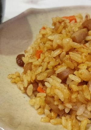 和食でどうぞ★カレー炊き込みごはん-レシピのメイン写真