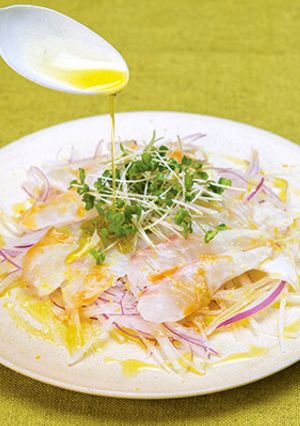 鯛の和風カルパッチョ-レシピのメイン写真