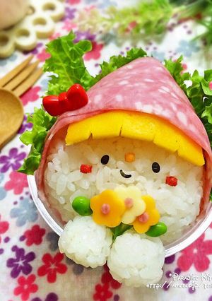 キャラ弁☆赤ずきんちゃん風カップランチ-レシピのメイン写真