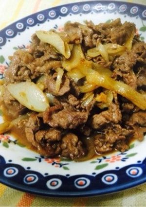 簡単!牛肉の生姜焼き-レシピのメイン写真