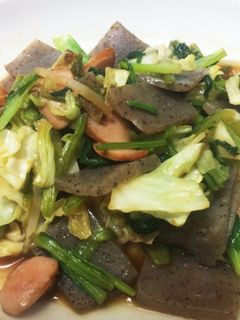 さっと!こんにゃくの野菜炒め-レシピのメイン写真