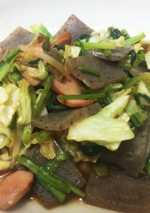 さっと！こんにゃくの野菜炒め-レシピのメイン写真