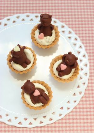 お風呂くまチョコチーズタルト-レシピのメイン写真
