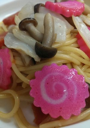 ガーリックバターしょうゆ味スパゲッティ-レシピのメイン写真