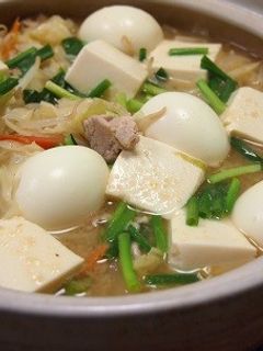 カラダが温まる♡味噌ラーメンのスープ風鍋-レシピのメイン写真