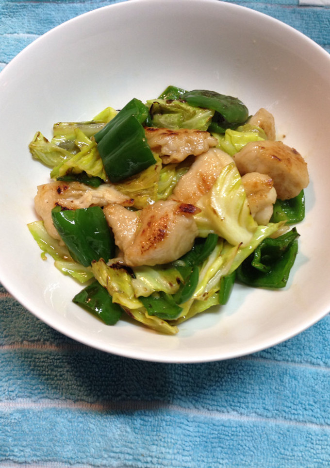 中華風ささみ野菜炒め-レシピのメイン写真