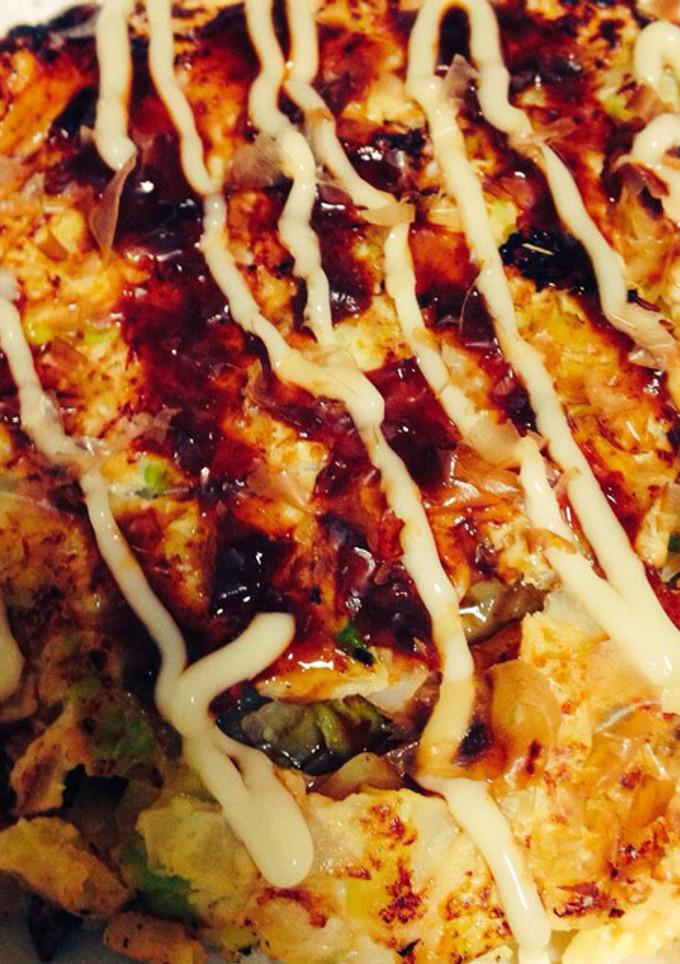 お好み焼き風キャベ玉焼き-レシピのメイン写真