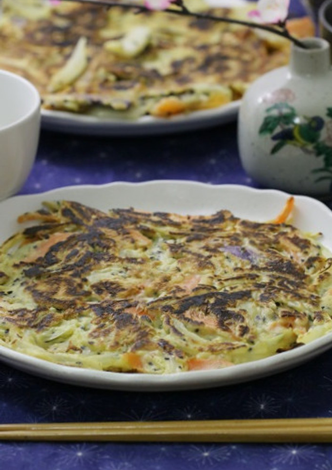 残り野菜のチヂミ　簡単　混ぜて焼くだけ♪-レシピのメイン写真