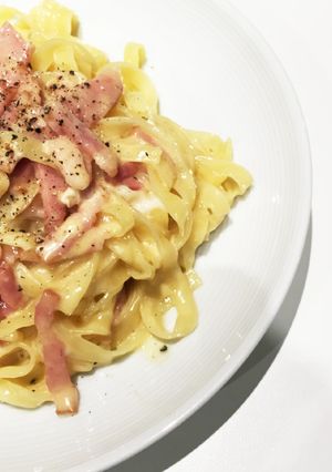 クリーミーカルボナーラ-レシピのメイン写真