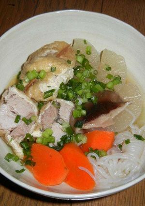 豚肩ロースかたまりのきんちゃく煮-レシピのメイン写真