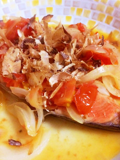 鮭の和風トマト煮-レシピのメイン写真