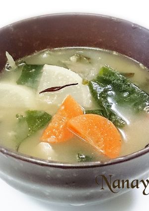 無塩料理☆根菜と乾物のとろとろスープ-レシピのメイン写真