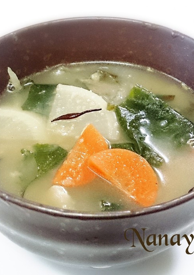無塩料理☆根菜と乾物のとろとろスープ-レシピのメイン写真