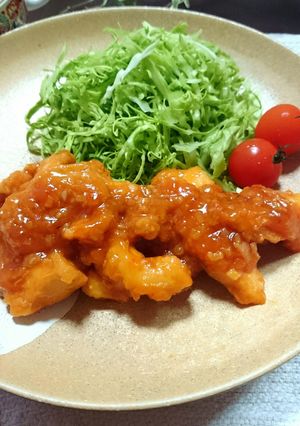 鶏むね肉で簡単☆柔らかジューシー鶏チリ★-レシピのメイン写真
