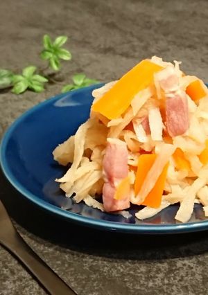 コンソメ切干大根：冷凍お弁当野菜おかず-レシピのメイン写真