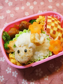 キャラ弁☆簡単ふわふわひつじ-レシピのメイン写真