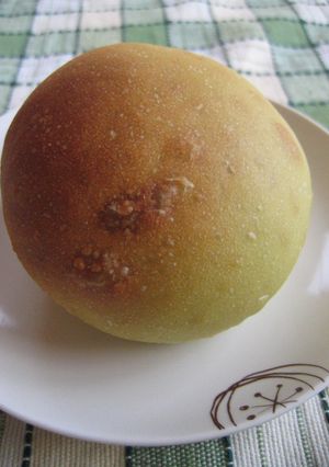 パネトーネマザーで　青汁パン-レシピのメイン写真