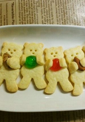 いろいろ抱っこ♡クマのクッキー①-レシピのメイン写真
