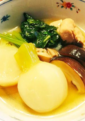 蕪と鶏もものあんかけ-レシピのメイン写真