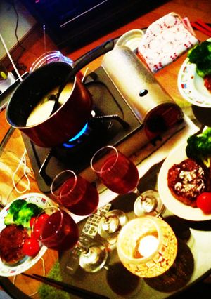 簡単チーズフォンデュ-レシピのメイン写真