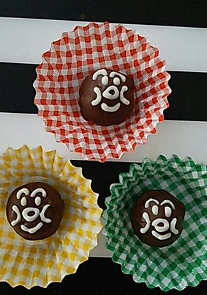 バレンタインに〜❢❢アンパンマン☆チョコ-レシピのメイン写真