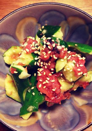居酒屋の定番♡梅きゅうり-レシピのメイン写真