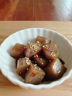 こんにゃくのピリ辛炒め。お弁当、常備菜に-レシピのメイン写真