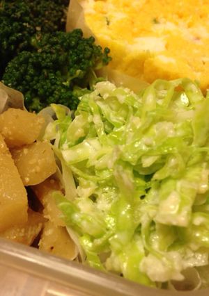 お弁当に（＾_＾）キャベツのマヨチーズ-レシピのメイン写真