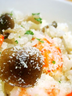 ◆簡単!きのことエビのガーリックライス◆-レシピのメイン写真