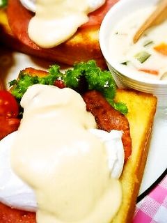 我が家風トーストでエッグベネディクト♪-レシピのメイン写真