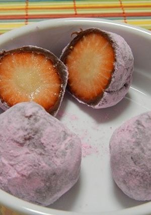 いちご入り生チョコ-レシピのメイン写真