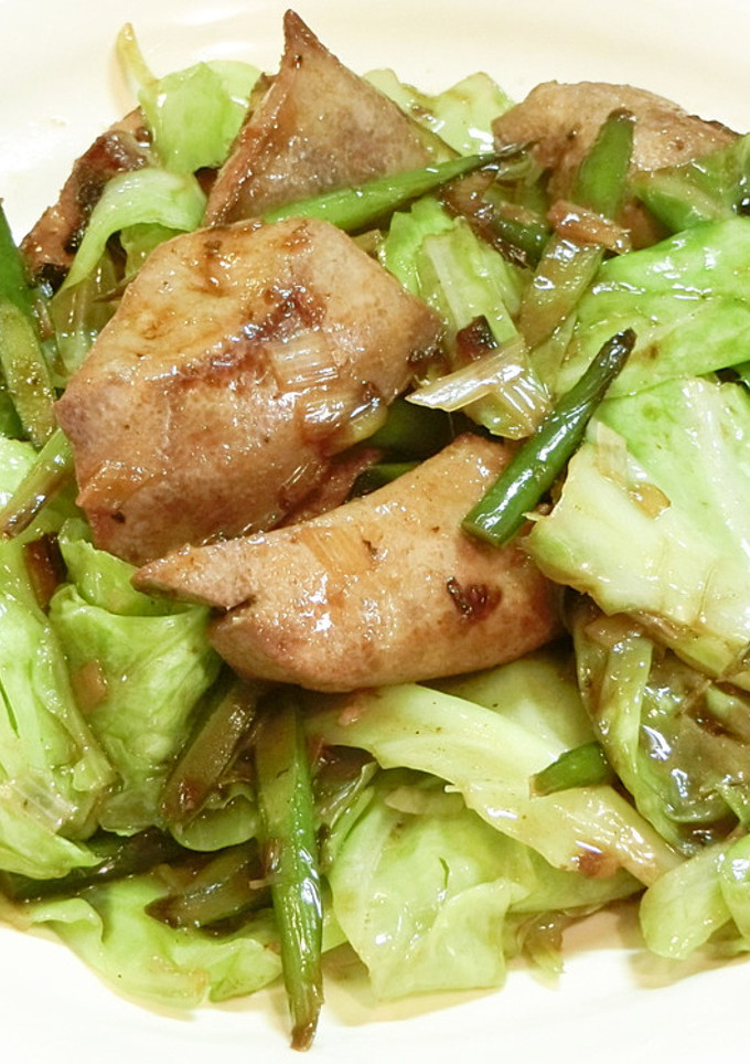 レバーと野菜のオイスター炒め-レシピのメイン写真