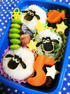 キャラ弁◆ひつじのショーン-レシピのメイン写真