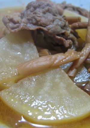大根と牛肉の韓国風スープ-レシピのメイン写真
