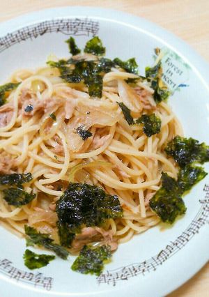 玉葱とツナの和風パスタ♪-レシピのメイン写真