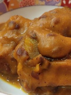 余ったぜんざいで♪かぼちゃの煮物デザート-レシピのメイン写真