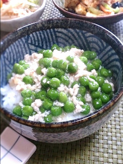 グリーンピース☆丼-レシピのメイン写真